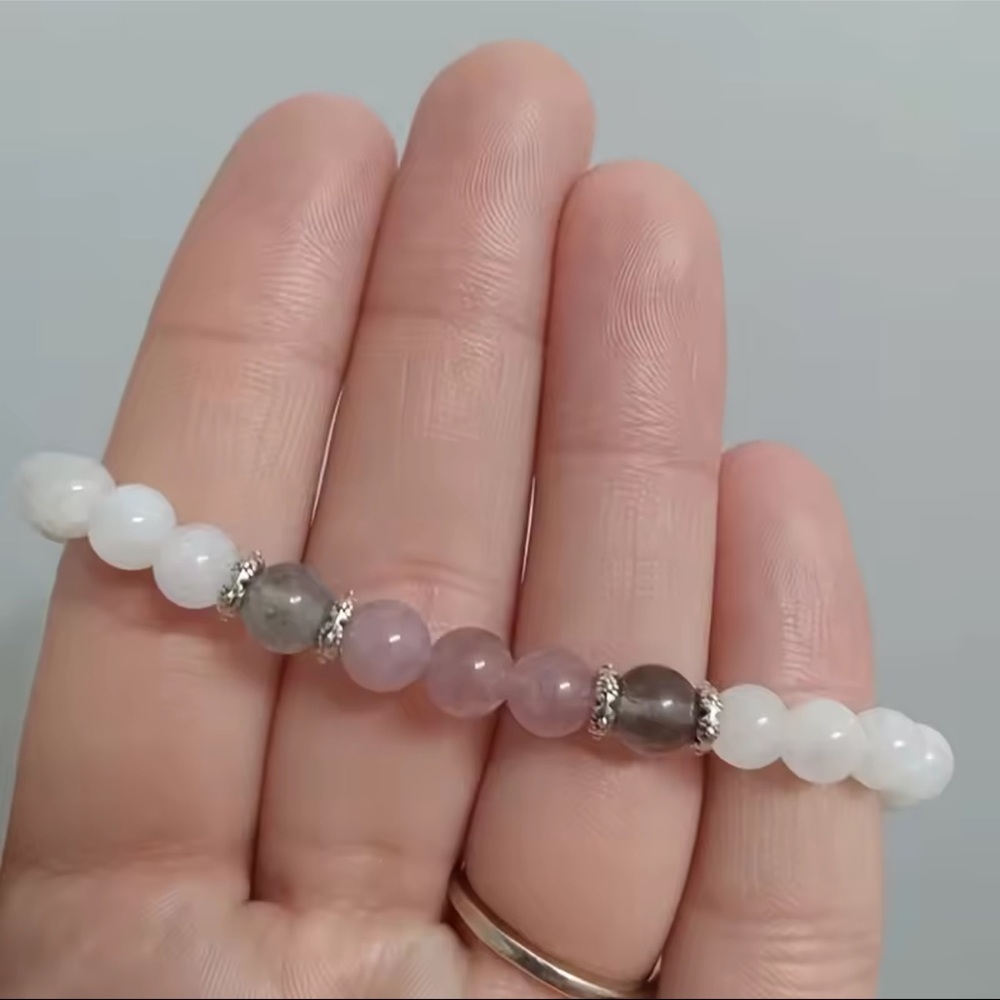 Healing Crystal Beaded Bracelet Natural Bracelet - Picture 6 of 9